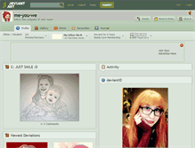 Tablet Screenshot of me-you-we.deviantart.com