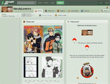 Tablet Screenshot of narutoloverz.deviantart.com