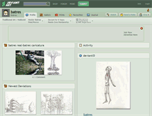 Tablet Screenshot of batres.deviantart.com