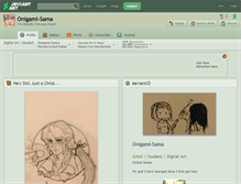 Tablet Screenshot of onigami-sama.deviantart.com