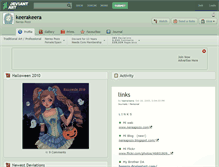 Tablet Screenshot of keerakeera.deviantart.com