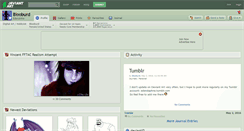 Desktop Screenshot of blooburd.deviantart.com