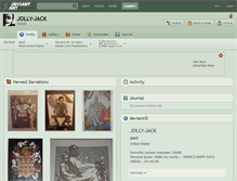 Tablet Screenshot of jolly-jack.deviantart.com