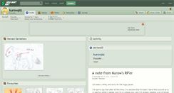 Desktop Screenshot of kurowplz.deviantart.com