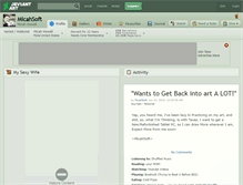 Tablet Screenshot of micahsoft.deviantart.com