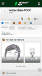 Mobile Screenshot of onion-chan-poop.deviantart.com