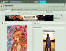Tablet Screenshot of ann-chan20.deviantart.com