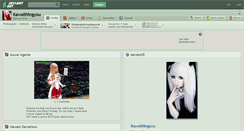 Desktop Screenshot of kawaiiningyou.deviantart.com