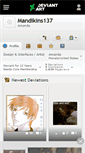 Mobile Screenshot of mandikins137.deviantart.com