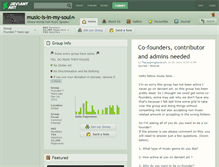 Tablet Screenshot of music-is-in-my-soul.deviantart.com