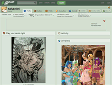 Tablet Screenshot of holybell07.deviantart.com