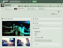 Tablet Screenshot of nanammi.deviantart.com