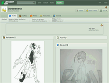 Tablet Screenshot of bunananana.deviantart.com