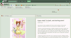 Desktop Screenshot of hanako21.deviantart.com