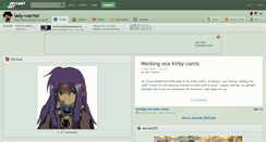 Desktop Screenshot of lady-warrior.deviantart.com