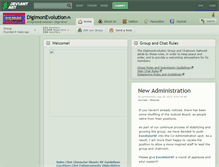 Tablet Screenshot of digimonevolution.deviantart.com