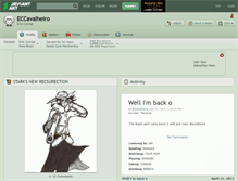 Tablet Screenshot of eccavalheiro.deviantart.com