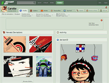 Tablet Screenshot of carotte.deviantart.com