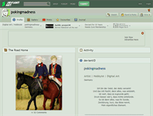 Tablet Screenshot of pokingmadness.deviantart.com