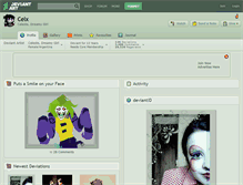 Tablet Screenshot of celx.deviantart.com