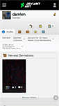 Mobile Screenshot of damien.deviantart.com