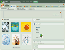 Tablet Screenshot of jelliiie.deviantart.com