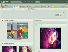 Tablet Screenshot of jd2.deviantart.com