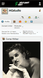 Mobile Screenshot of mgstudio.deviantart.com