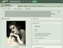 Tablet Screenshot of mgstudio.deviantart.com