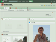 Tablet Screenshot of ik-ben-10eke.deviantart.com