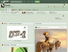 Tablet Screenshot of noukah.deviantart.com