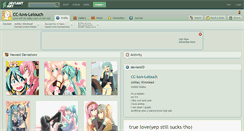 Desktop Screenshot of cc-luvs-lelouch.deviantart.com