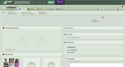Desktop Screenshot of mikelarey.deviantart.com