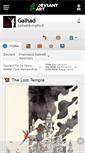 Mobile Screenshot of galhad.deviantart.com