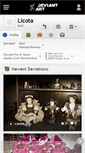 Mobile Screenshot of licota.deviantart.com