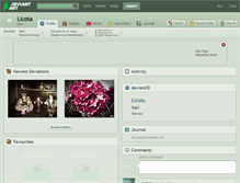 Tablet Screenshot of licota.deviantart.com