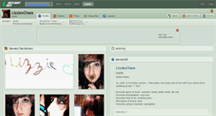 Desktop Screenshot of lizziexchaos.deviantart.com