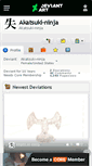 Mobile Screenshot of akatsuki-ninja.deviantart.com