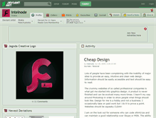 Tablet Screenshot of intelnode.deviantart.com