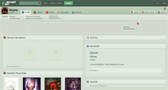 Desktop Screenshot of kizune.deviantart.com