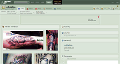 Desktop Screenshot of edytattoo.deviantart.com
