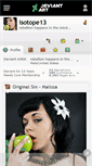 Mobile Screenshot of isotope13.deviantart.com
