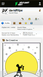 Mobile Screenshot of davidfilipe.deviantart.com