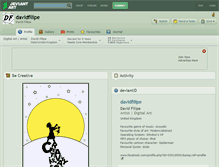 Tablet Screenshot of davidfilipe.deviantart.com
