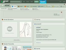 Tablet Screenshot of animef.deviantart.com