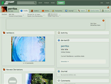 Tablet Screenshot of perritos.deviantart.com