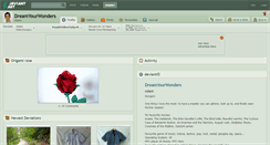Desktop Screenshot of dreamyourwonders.deviantart.com