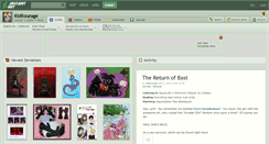 Desktop Screenshot of kidkourage.deviantart.com