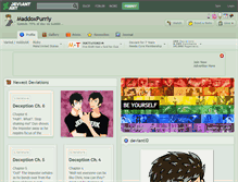 Tablet Screenshot of maddoxpurrly.deviantart.com