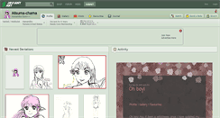 Desktop Screenshot of misuma-chama.deviantart.com